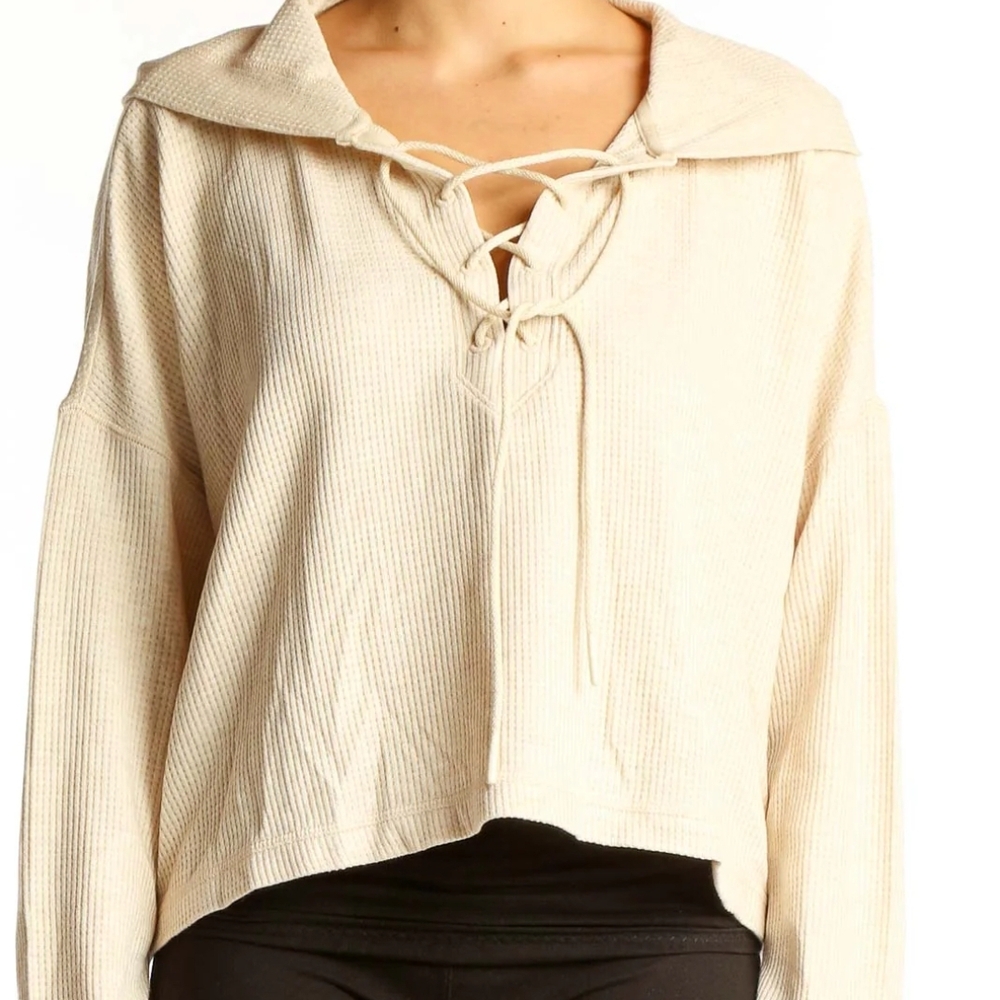 Vineyard Vines Cropped Oversized Sweater - Picture 7 of 9